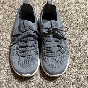 Gray Knit Women’s Sneakers